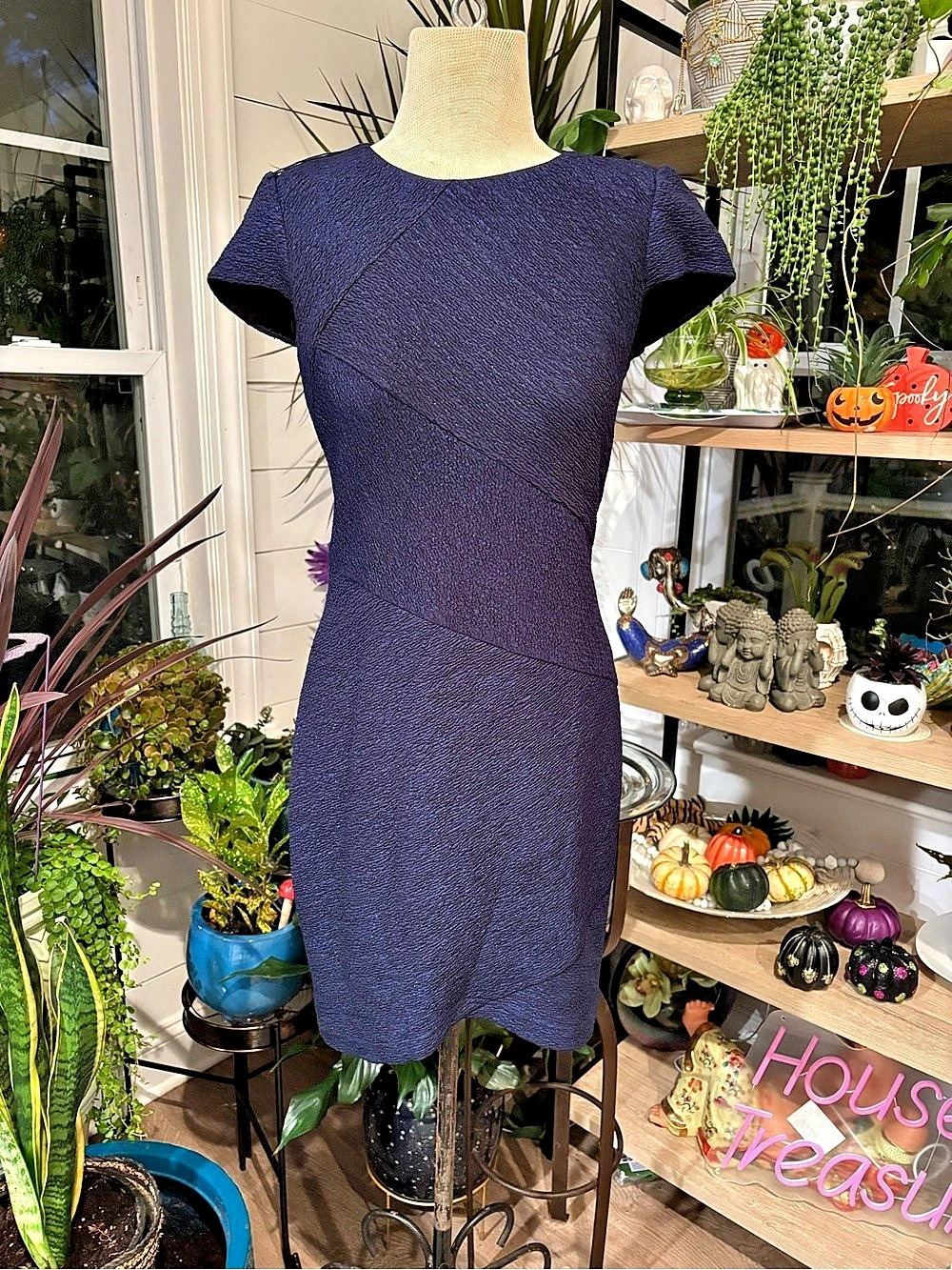 Aidan Mini Dress in Blue Size 6 Like New